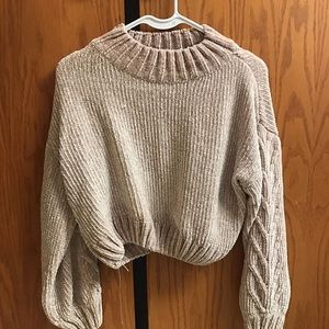princess polly cropped soft sweater